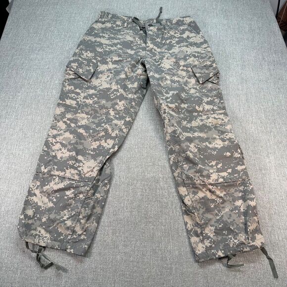 Army Combat Uniform‎ Cargo Pants Medium 32x30 Digital Camouflage Utility Ripstop - Picture 1 of 10